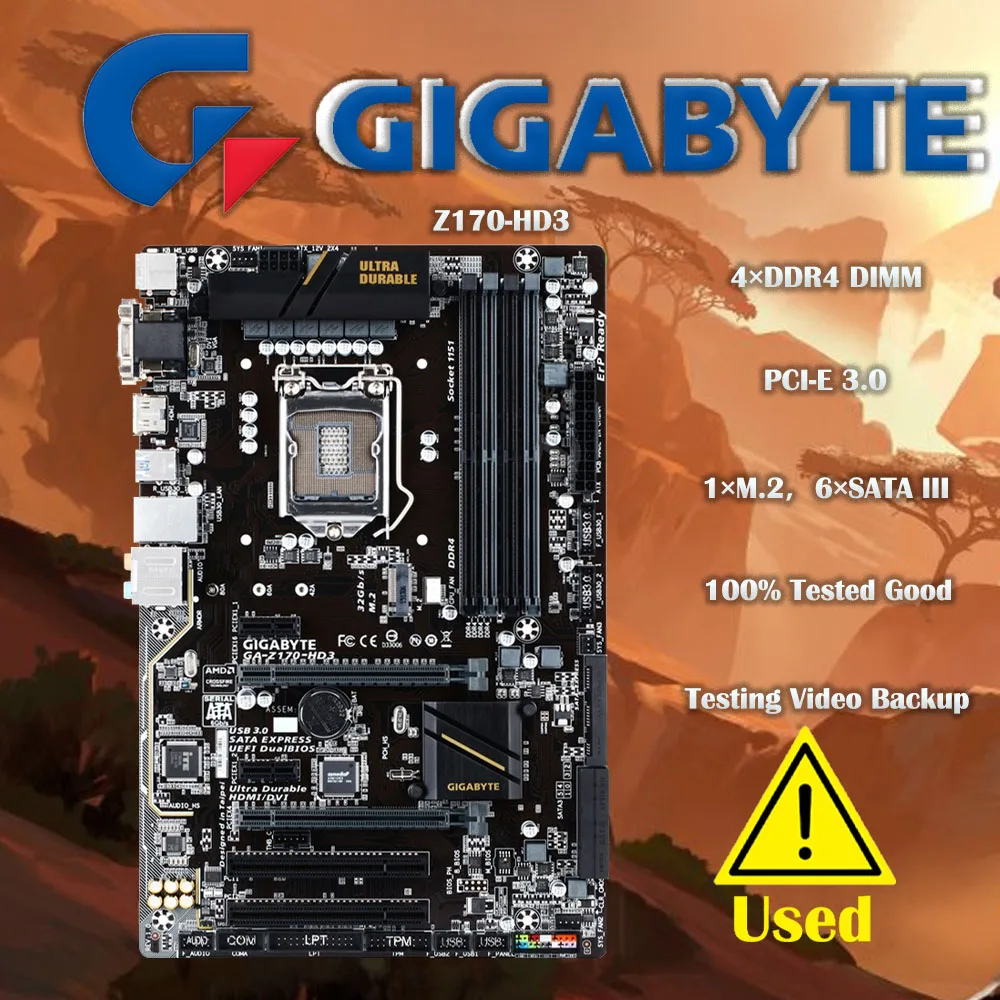 GIGABYTE GA-Z170-HD3 DDR3