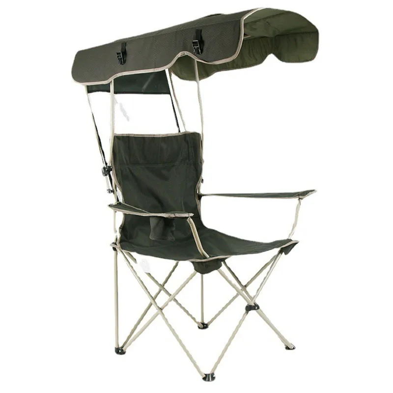 Lightweight Portable Beach, Chemestry and Outdoor Sunshade Sağlayan Cush N  Shade UV, UVA, UVB Sun Protect Beach Chair Awning