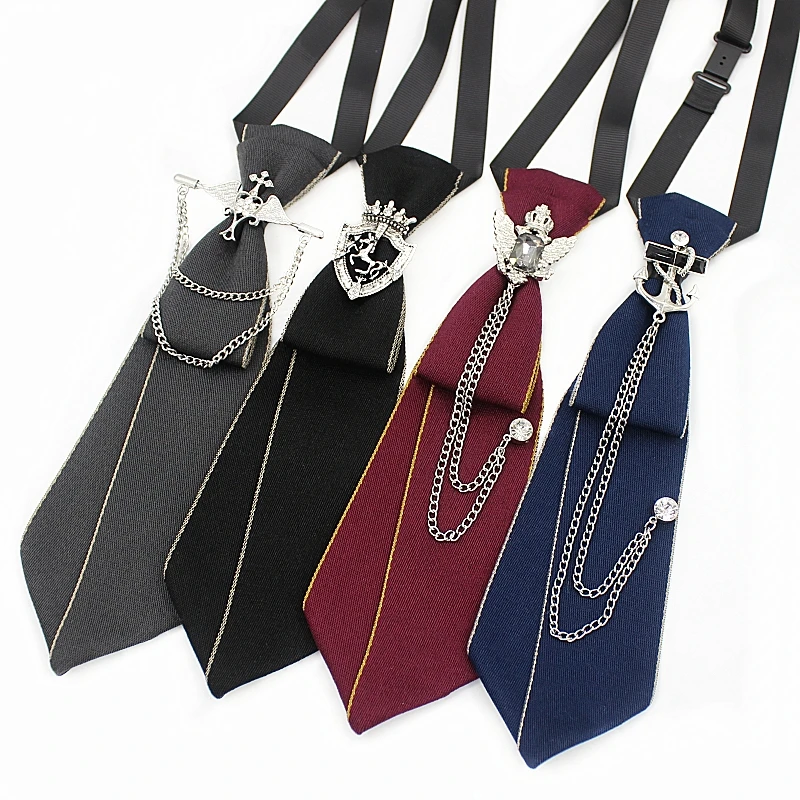 

New Ribbon Crystal Men's Bow Tie College Style Uniform Shirts Collars Flower Simple British Korean Bank Suits Accessories Ties