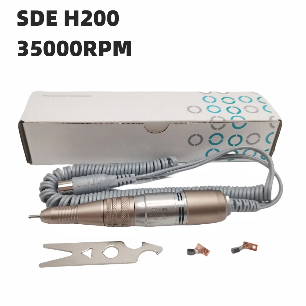 Nail Drill Pen 35K STRONG 105L 102L H37L1 H200 Dental Lab Polish Handle For STRONG210 90 204 Marathon Electric Manicure Machine 4