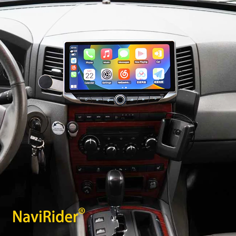 

10.88" Android 13 Qled Screen Radio Autoradio For Jeep Grand Cherokee 2005 2007 Car Multimedia Video Player GPS Stereo Head Unit