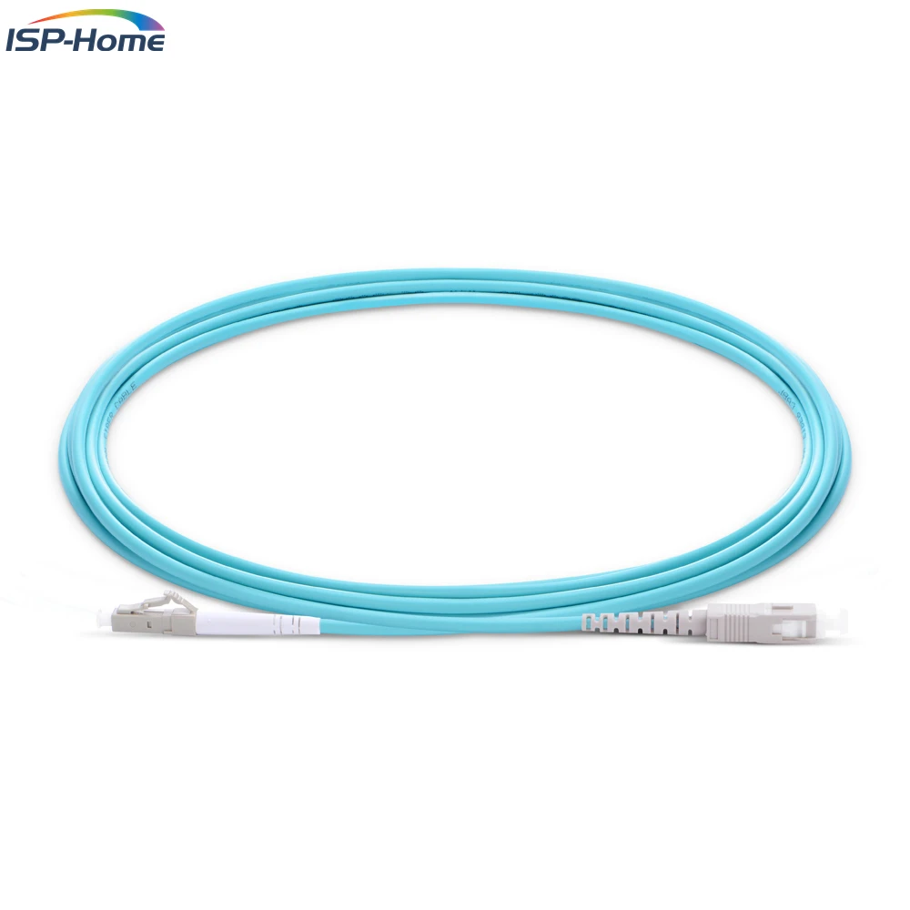 

100pcs OM4 LC/UPC-SC/UPC Simplex LSZH 2.0mm Fiber Optic Patch Cord