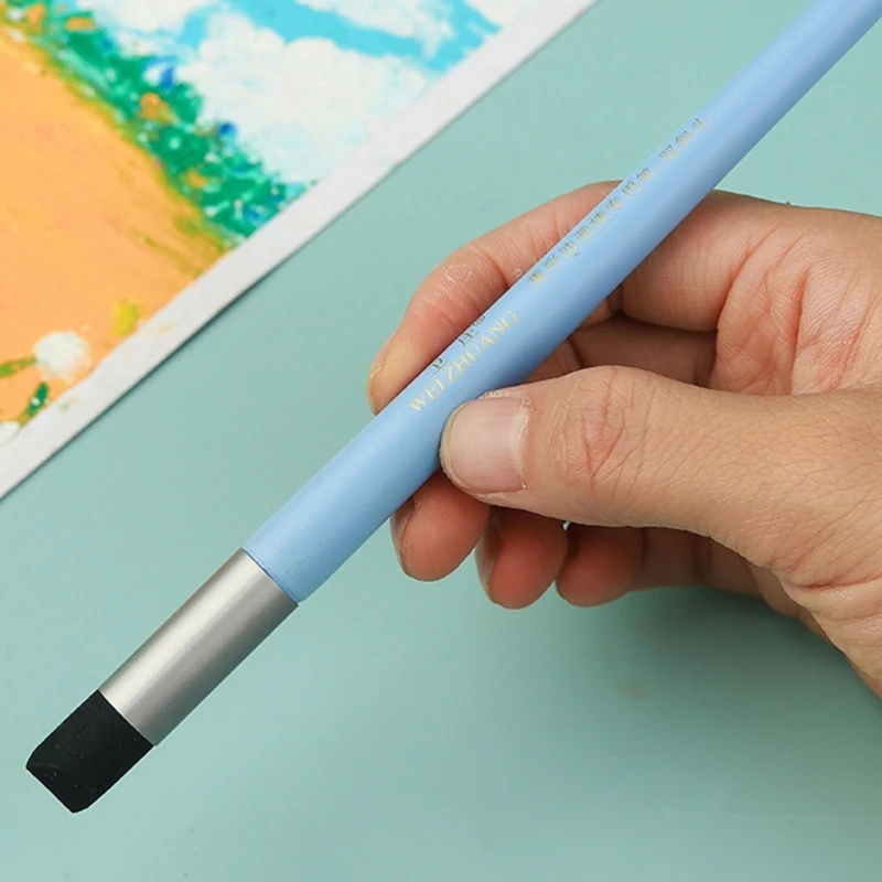 Artists Silicone Colour Shaper Tool, Inclined Tip/Round Tip Paint Shapers Color Shaper Painting Tool Color Mixing Tools