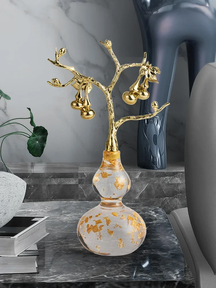 

Chinese Creative Gourd Ornaments Home Decoration Living Room Entrance and Wine Cabinet Office Moving into the New House