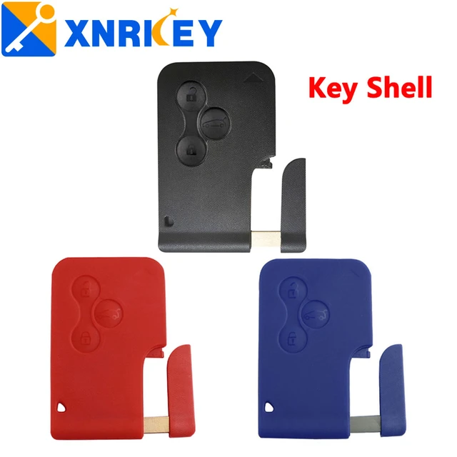 Leder auto key Card Shell fall-abdeckung für Renault Clio Mégane Grand  Scenic 4 taste autoschlüssel abdeckung fall - AliExpress