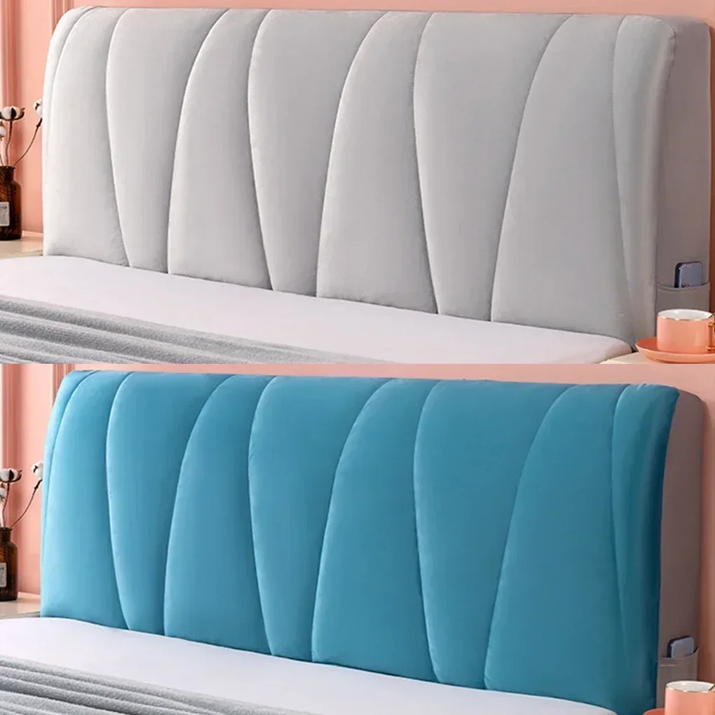 And Headboard With All-Inclusive Headboard Protector Cover Premium Double Elastic Bed Head Cover