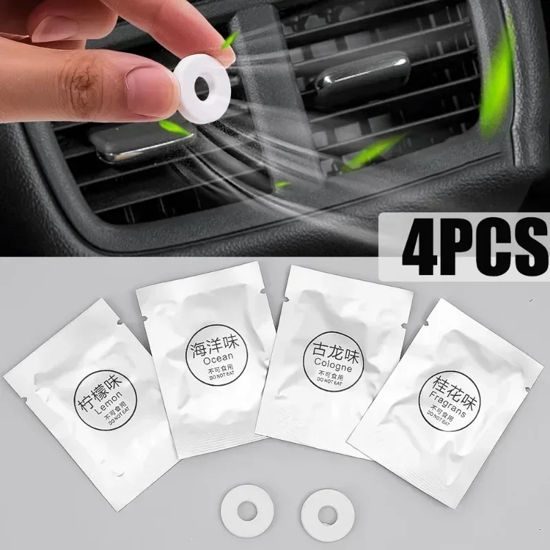 

PE Fragrant Tablets for Car Air Outlet Universal Air Freshener Car Vents Aromatherapy Clip Perfume Diffuser Fragrance Supplement