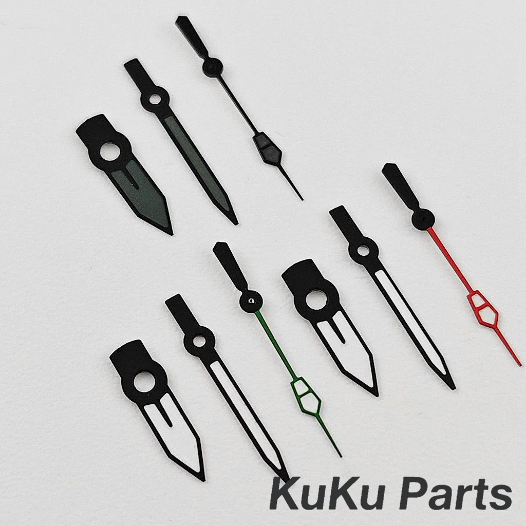 Super Luminous C3 Green Watch Hands with Precision Movement Compatibility