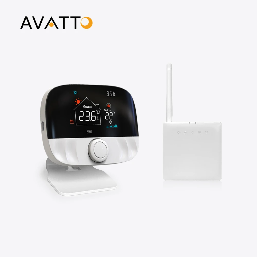 avatto smart wi fi termostato controlador de temperatura sem fio caldeira a gas aquecimento