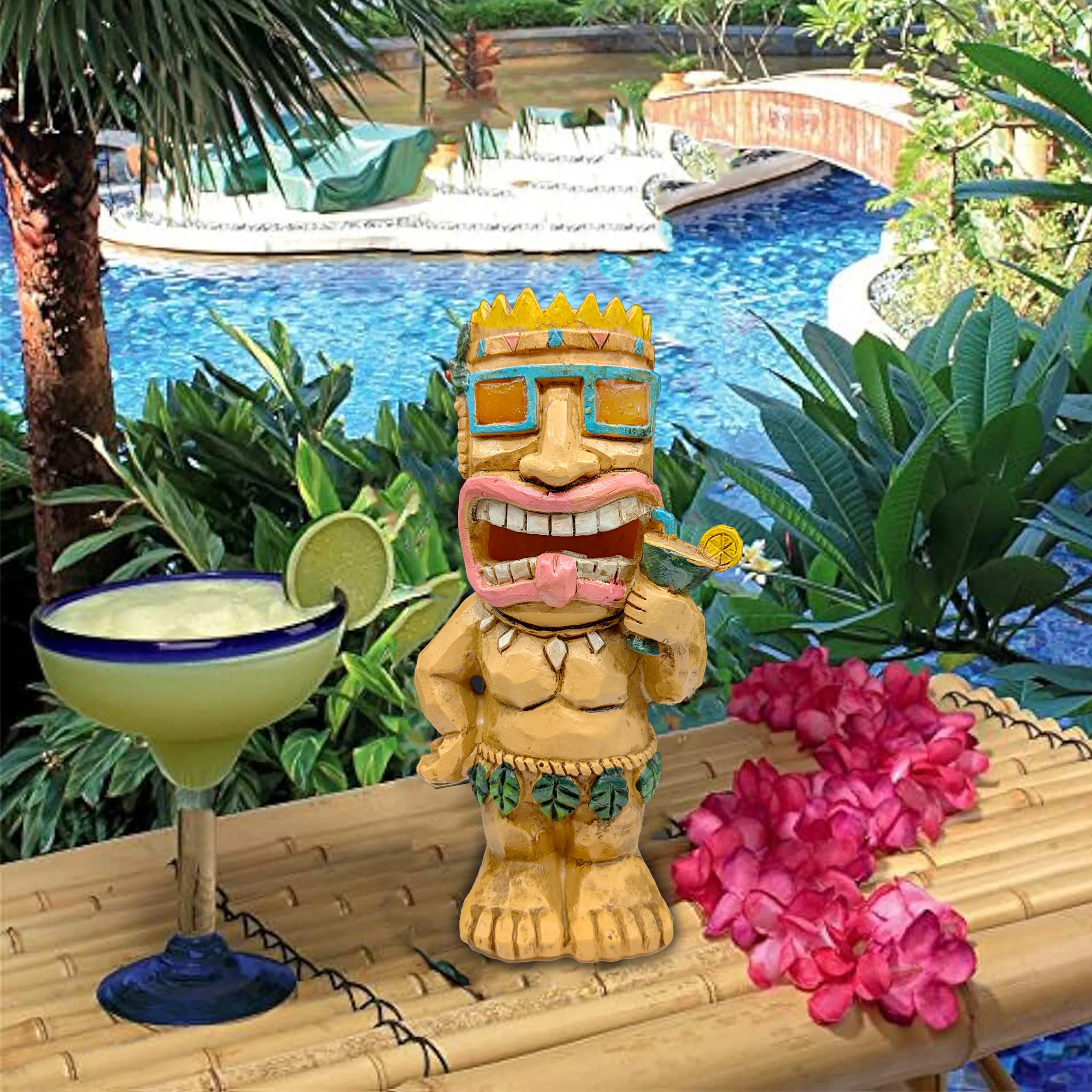 Solar Lanterns Maya Series Decorations Tiki Hawaii Maya Tribe Totem Garden Lawn Lights Solar Lighting Garden Solar Decorations
