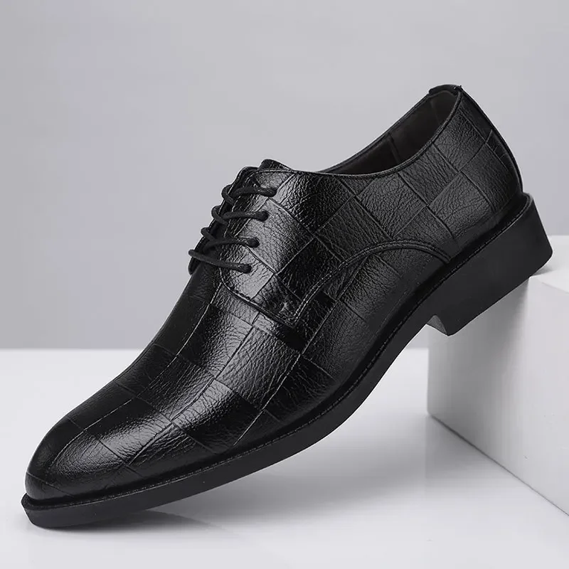 

Autumn and Winter New Leather Shoes Men's Business Dress 48 Large Shoes Versatile Casual Wedding Shoes One Piece