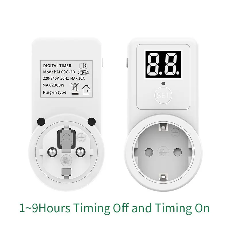 Countdown Socket Timer Switch Phone Tablet Computer Charging Time Controller Smart Socket 2