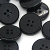 HENGC 15/20mm Round Matte Black Resin Coat Buttons For Clothes Retro Man Suit Jacket Cardigan Needlework DIY Crafts Wholesale 5