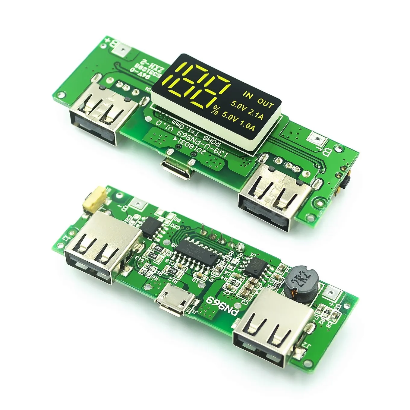 3.7V A 5V 1A 2A Modulo Boost FAI DA TE Power Bank Mainboard Circuito 3.7V A 5V 1A 2A Modulo Boost FAI DA TE Power Bank Mainboard Circuito