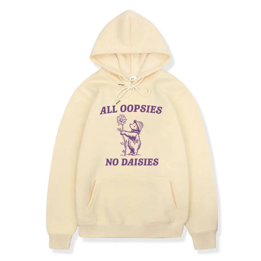 Толстовка с капюшоном и мультяшным принтом для мужчин и женщин