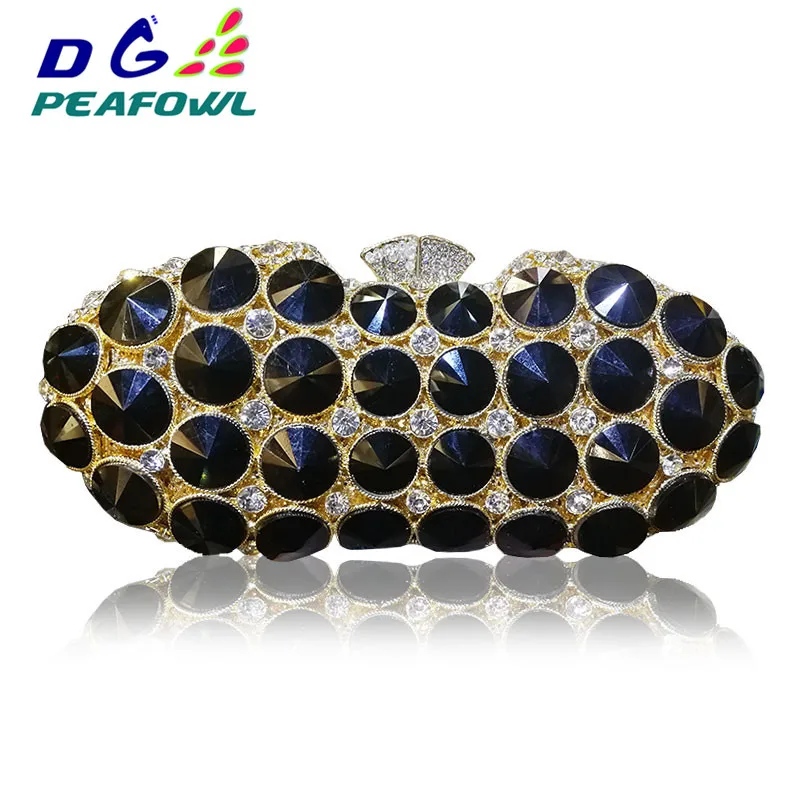Gift Box Clutch Wedding Dinner Handbag Bolsa Feminina Designer Big Biamon Beaded Women Totes Bags Evening Party Clutches 131419