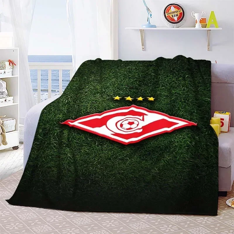 FC Spartak Moscow Football Lightweight Comfortable Soft Breathable Ultra Warm Blanket Bedding Travel Bedding 4