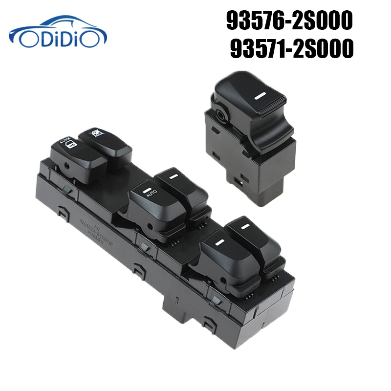 

Interior Replacement Front Left Electric Power Window Switch 93576-2S000 93571-2S000 For Hyundai IX35 Tucson 2010-2015