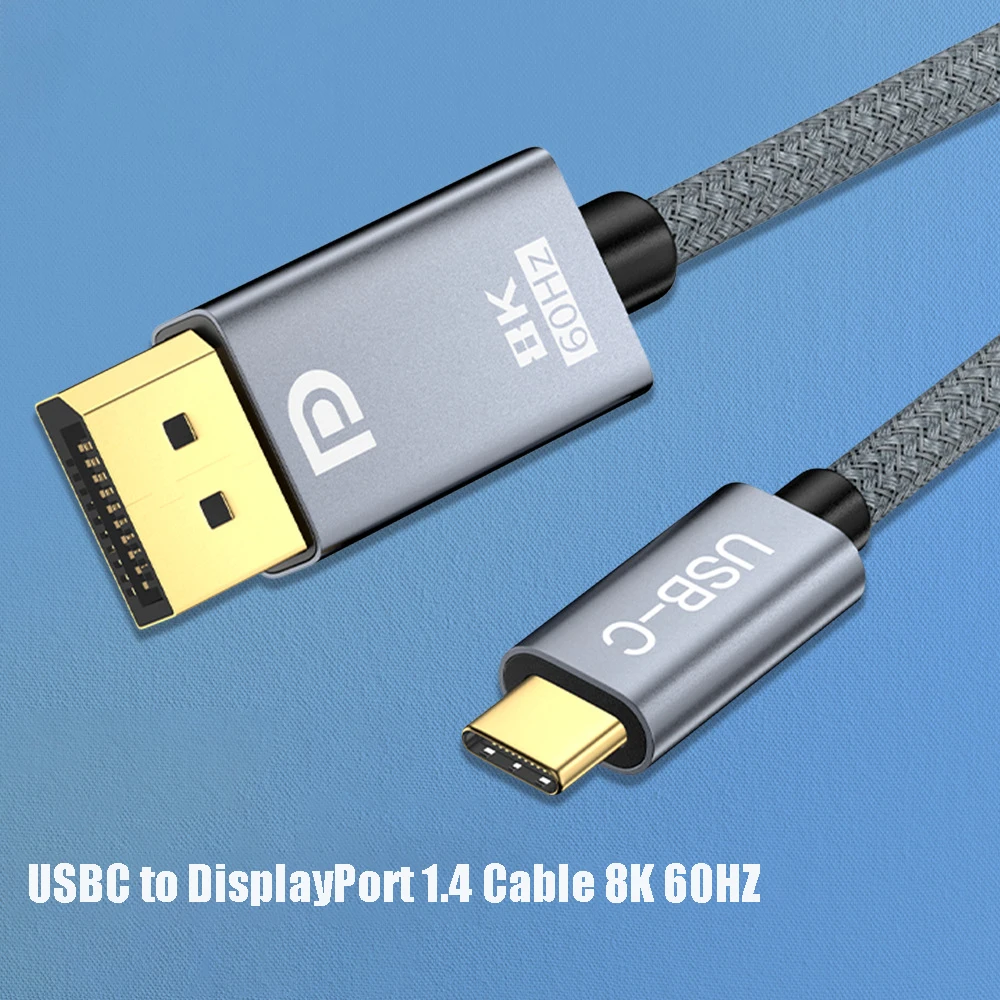 Cavo Da Tipo C A Displayport Cavo Da Usbc A Displayport 1.4 8K 60Hz Thunderbolt Da 3 A Dp Stesso Cavo Dello Schermo Per Samsung Macbook Pro
