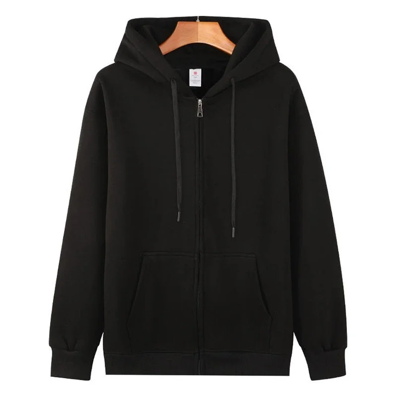 Q-W011595978C 가을/겨울 새로운 지퍼 스포츠 코트 남자 느슨한 달리기 사이클링 긴 소매 후드 빠른 건조 트레이닝 코트