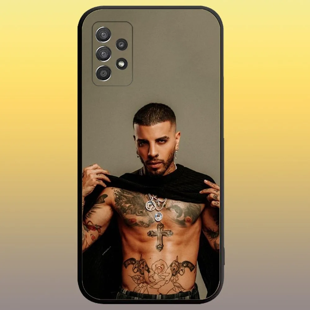 Rapper Rauw Alejandro чехол для телефона для SamsungA 91,80,73,72,71,70,53,52,51,42,41,40,32,31,30,22,21,20,13 S 4G 5G мягкий черный Чехол (art.: 3920c4e110535) - 3920c4e110535