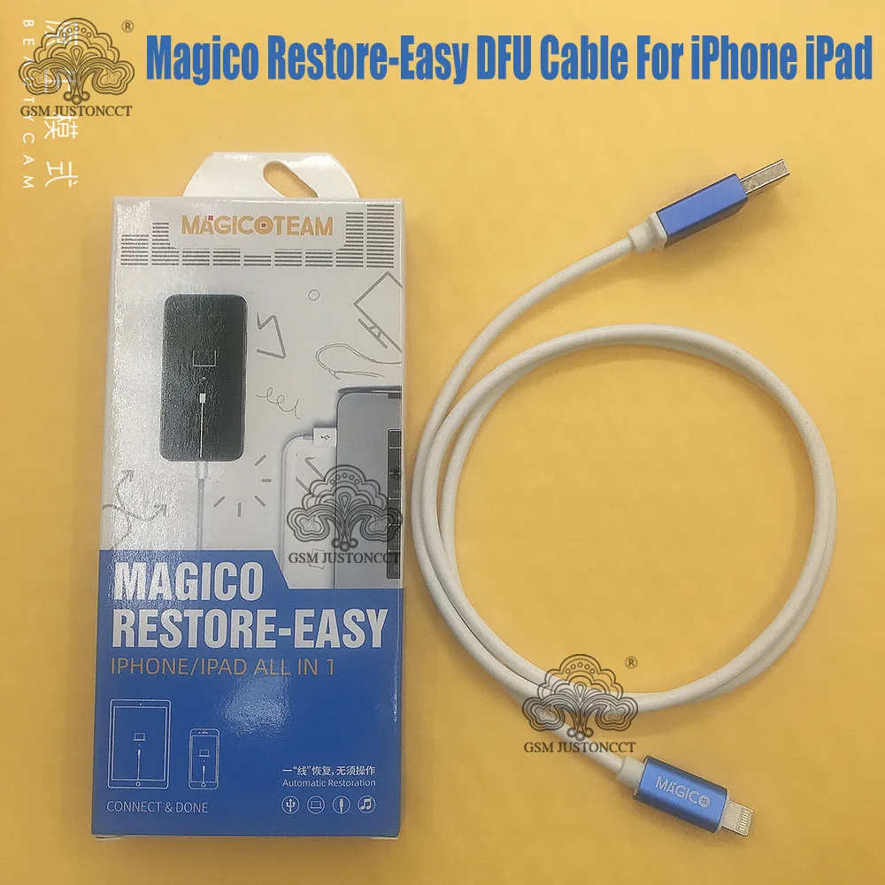 Magico Restore-iPhone iPad 용 간편한 DFU 케이블 자동 복구 시리즈 복잡한 작동 도구가없는 번호 모드 데이터 라인