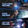 135 Amp MIG Welder, 3 in 1 Multiprocess,110V Flux Core,Flux MIG/Lift TIG/Stick Welding Machine Synergic Control IGBT Inverter 2