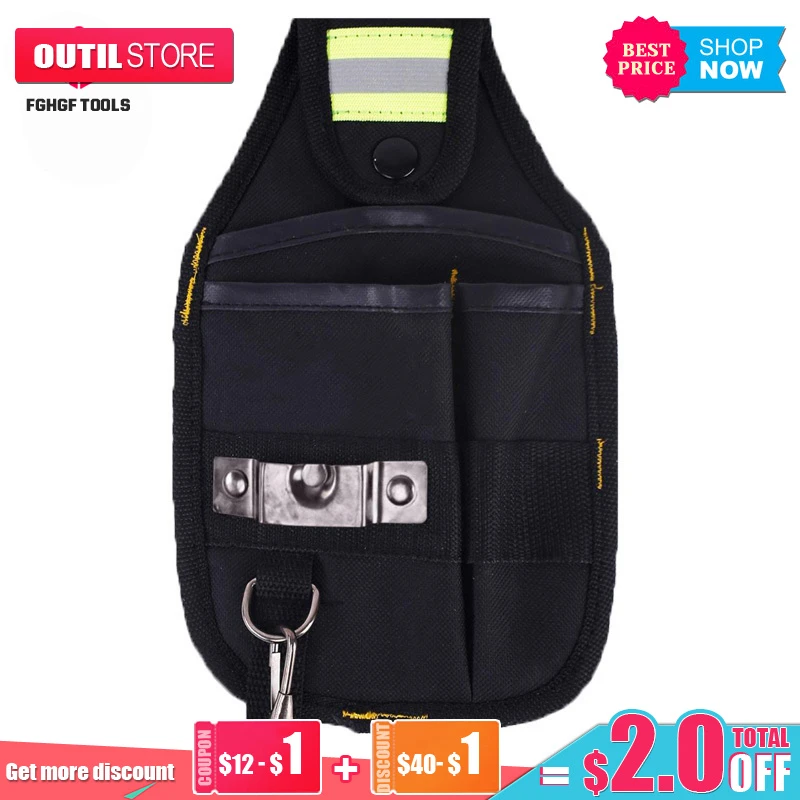 FGHGF Strong Oxford Cloth And Thicken Wear Design Waterproof Electrician Wide Tool Tools Bag Belt Holder Kit Pockets beehive tool bags