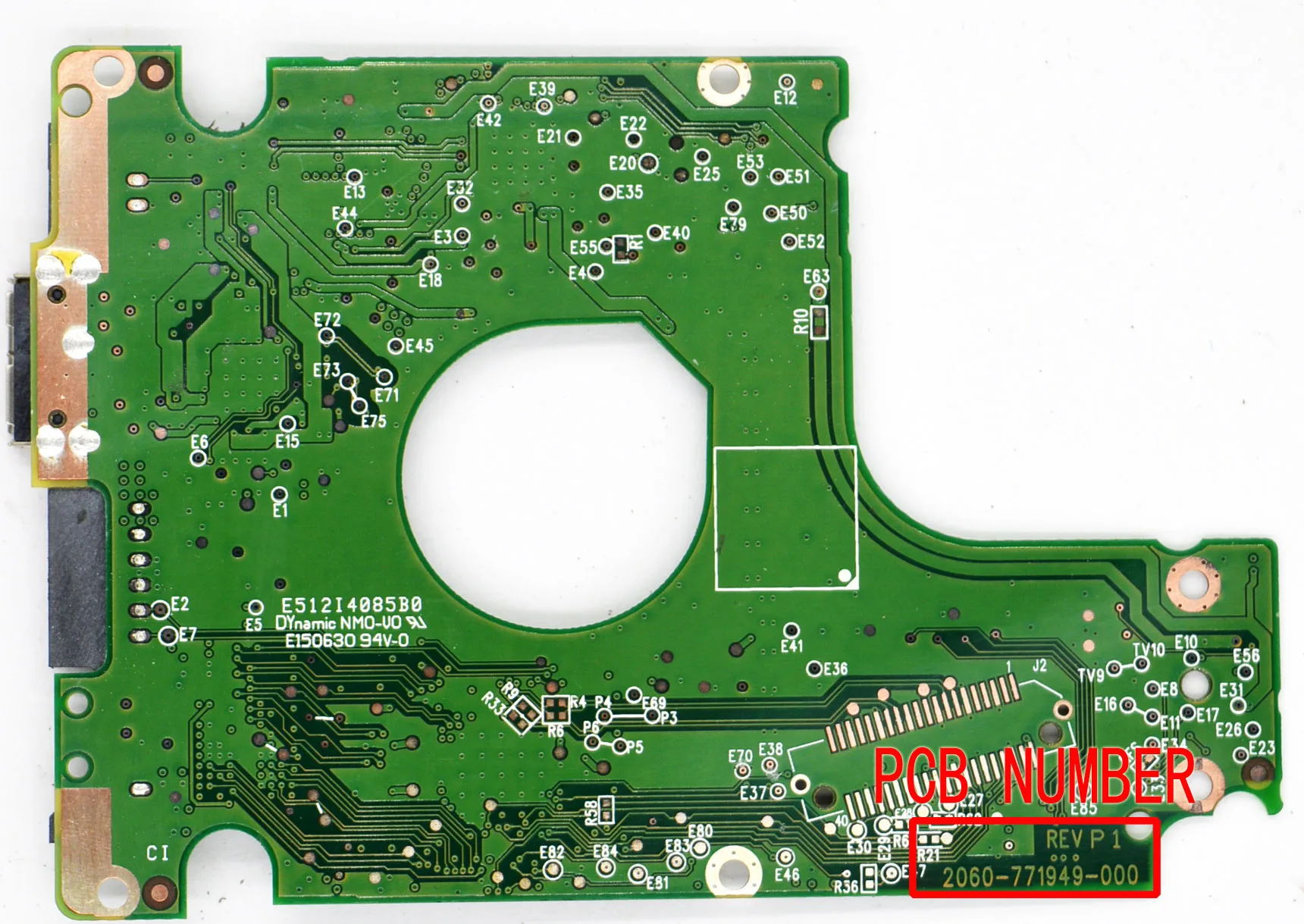 Western Digital HDD Circuit Board - 2060-771949-000 REV P1 Description Image.This Product Can Be Found With The Tag Names Computer Office, Hard disk circuit board, Industrial Computer Accessories, Servers Industrial Computer