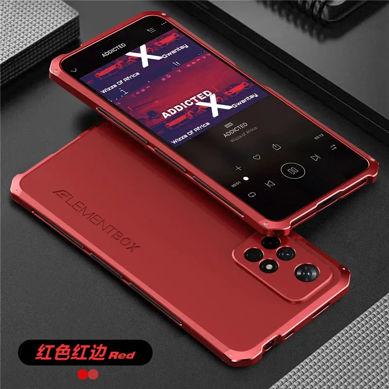 New AntiFall Metal Frame Matte PC Aluminum Case For Xiaomi POCO M3 M4 Pro POCO F3 F4 F5Pro 5G F5 X3 GT M4 Pro Armor Case Cover