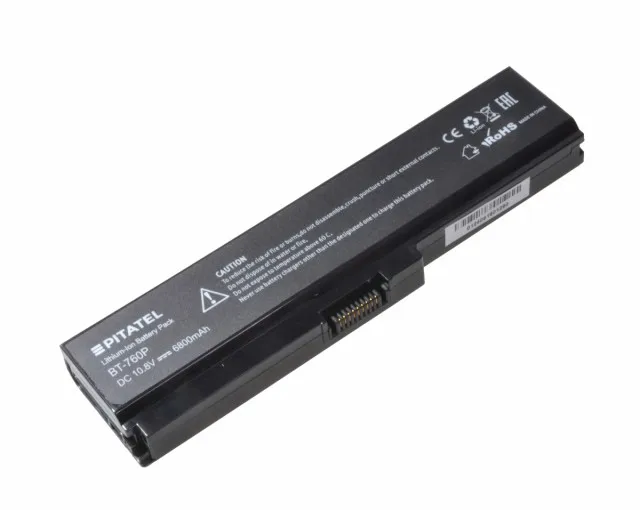 Аккумулятор усиленный Pitatel для Toshiba Satellite Pro L670 10.8V (6800mAh) | Компьютеры и офис
