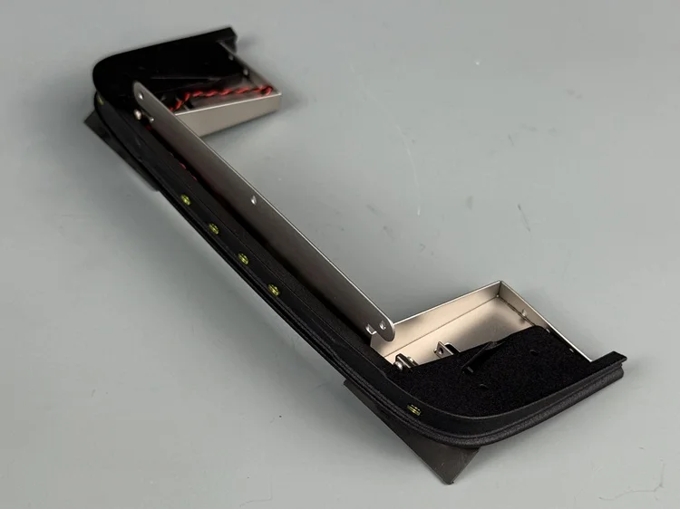 S8254a4ea3f3f47e1a94550dade1c7313j 타미야 1/14 RC 트럭 스카니아 770s 1:14 트랙터 트레일러 DIY 부품용 펜더 라이트가 달린 범퍼 스포일러