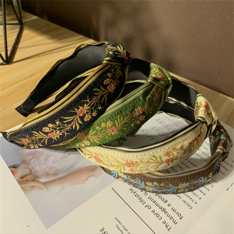 Gorgeous-Flower-Fabric-Hairbands-For-Women-Fashion-Wide-Headbands-Girl ...