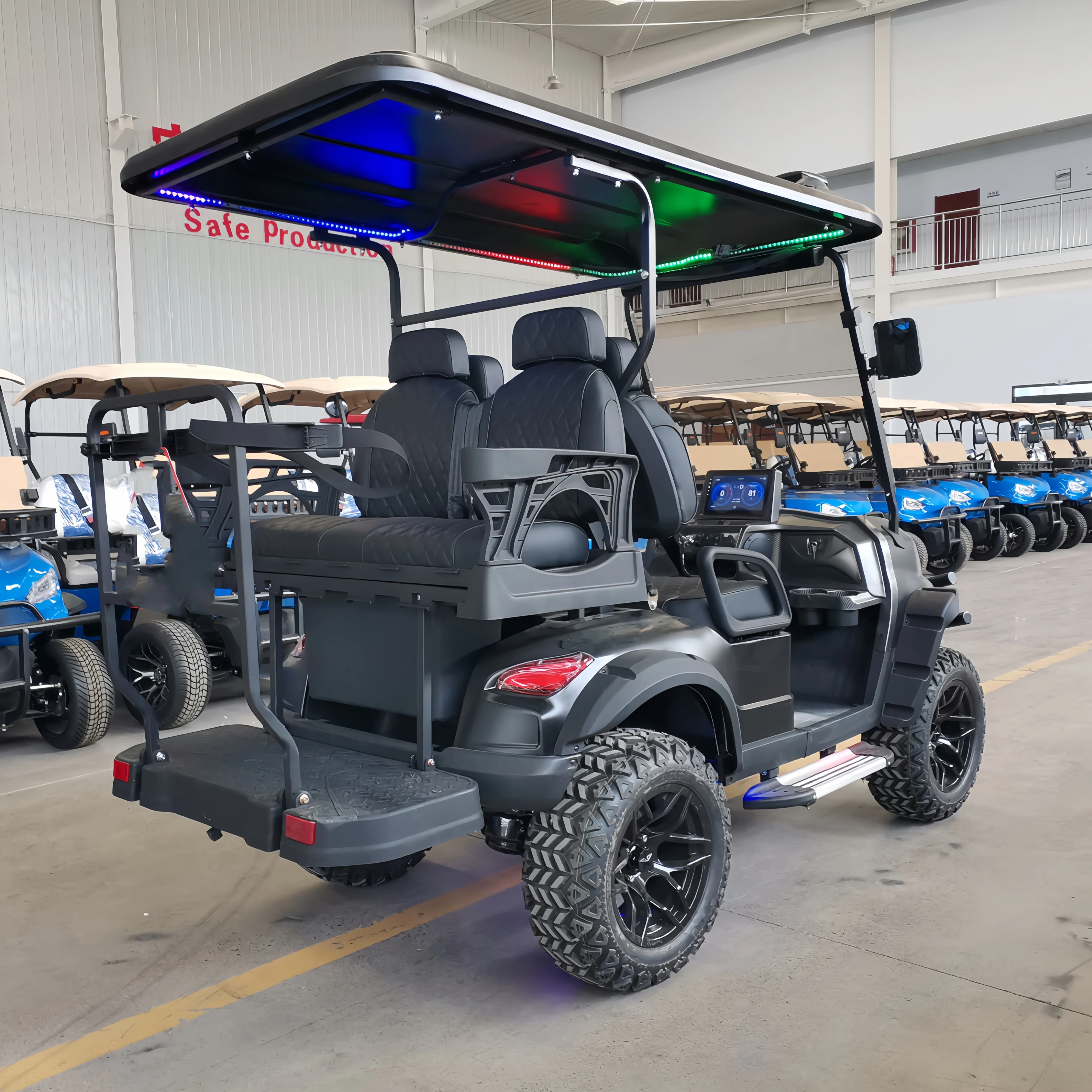 Electric Club Car Golf Buggy 2 Wheel Mini Single Seat Golf Carts For Sale