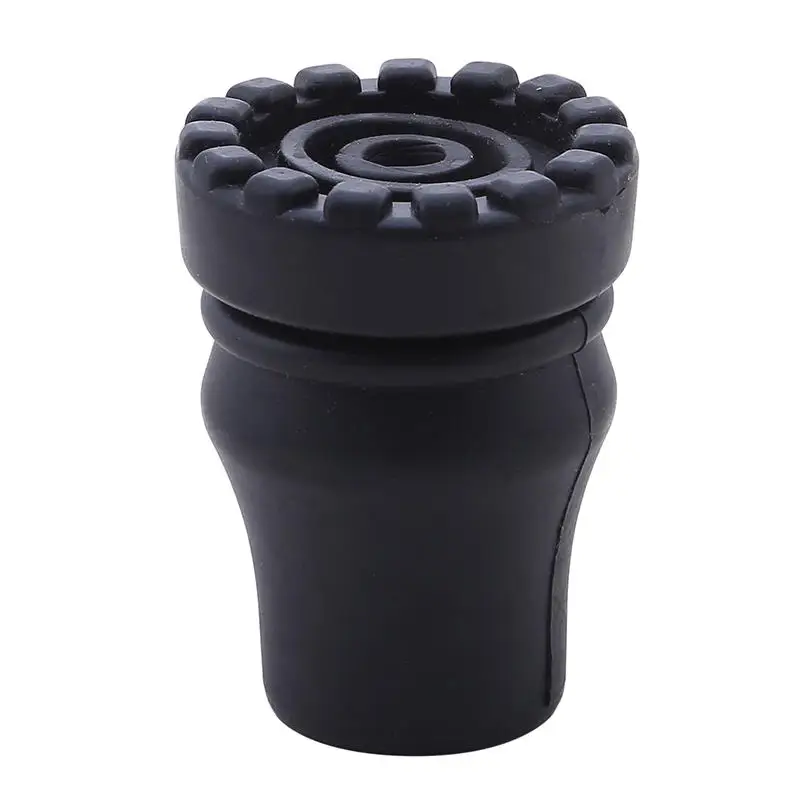 16/19/22mm Gummi Pad Kappe Nicht-Slip Spazierstock Krücke Cane Boden Pads Abdeckung Schutz klettern Wandern Trekking Pole Spitze – Detail 8