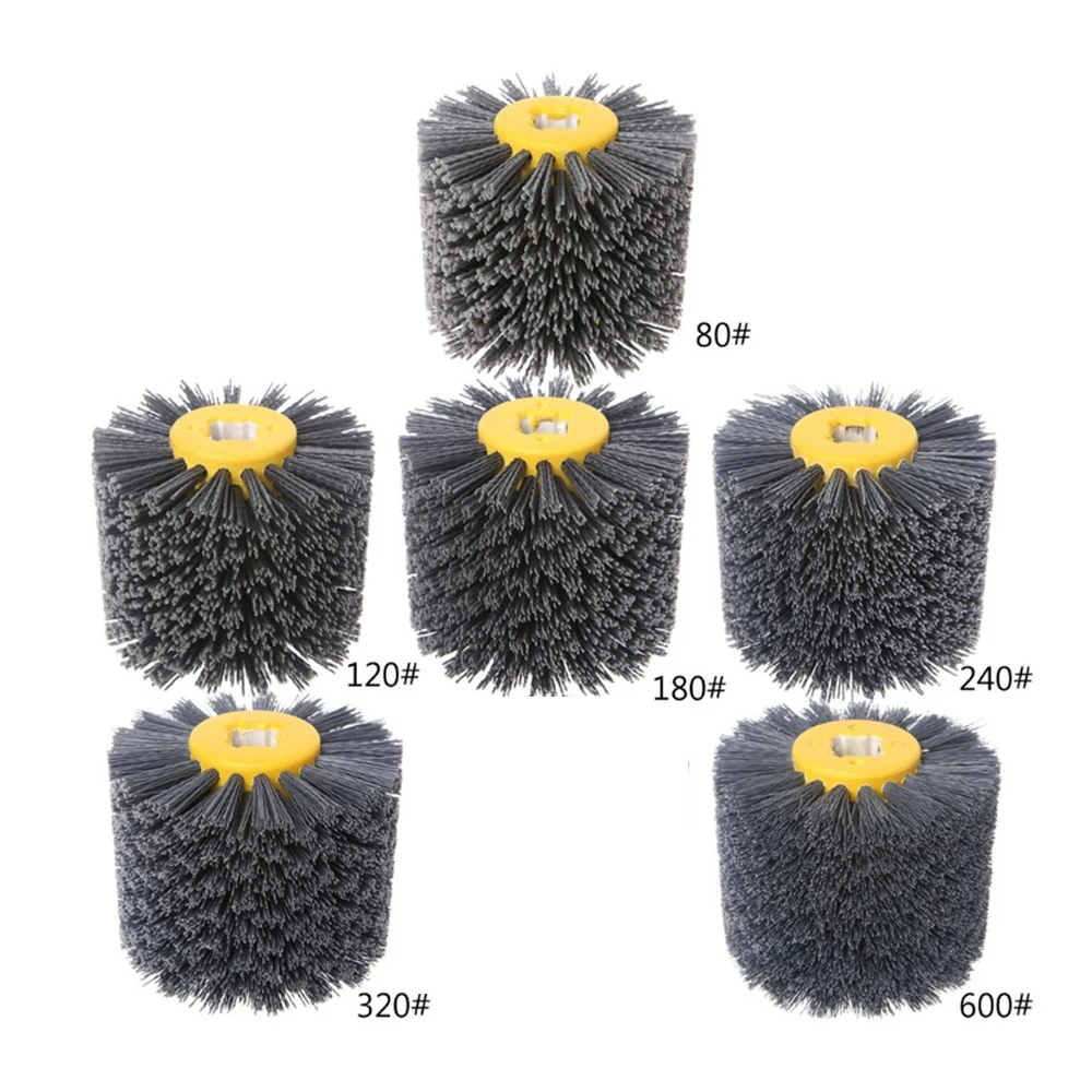 

1 Pcs 120*100*19mm Nylon Abrasive Wire DuPont Drum Polishing Wheel Electric Brush For Woodworking Metalworking Drop ship
