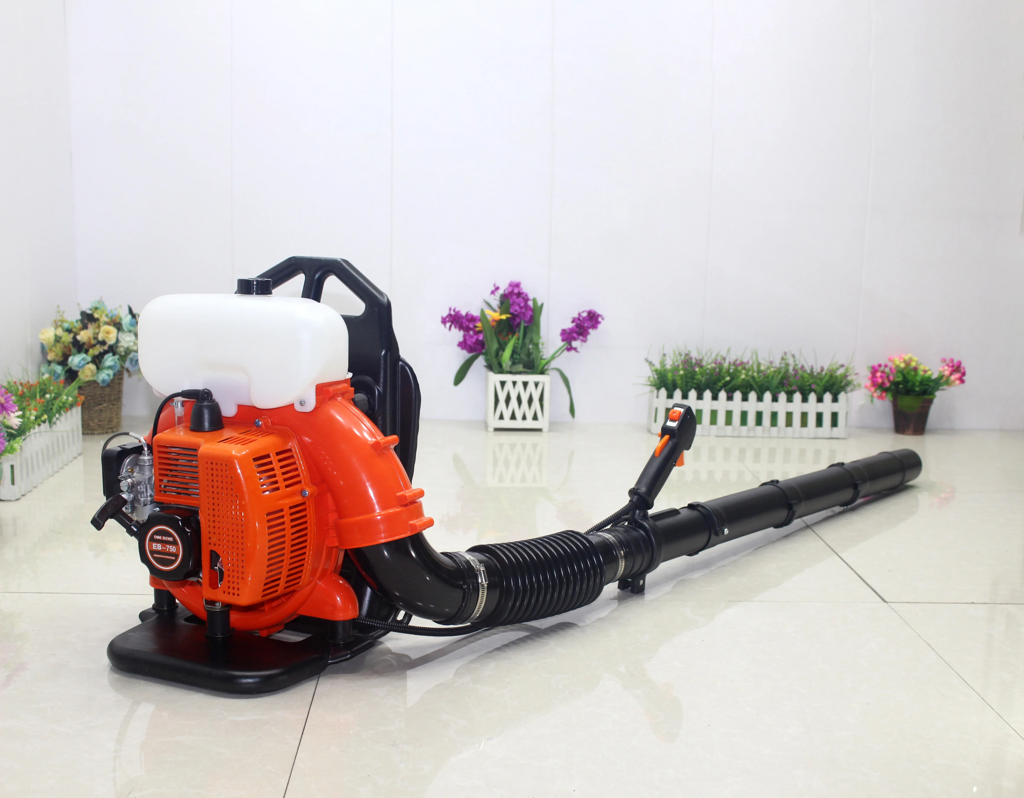 Gasoline Leaf Blower EB750 Two Stroke Backpack 41.5CC High-Power Leaf Vacuum Snow Blower Petrol Garden Leaf Cleaner 4