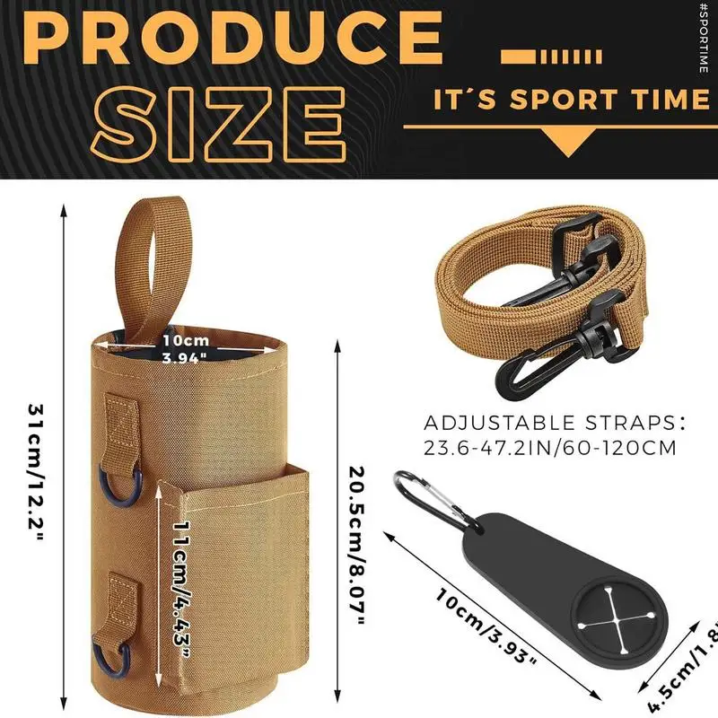 Magnetic Gym Water Bottle Bag Non Slip Magnetic Gym Sling Bag Portable Magnetic Water Bottle Carrier Holder for Gym Accessories 6