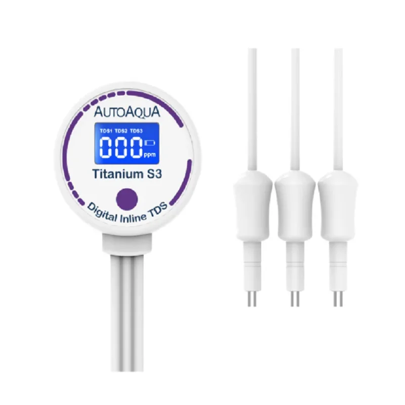 AutoAqua Aquarium Smart TDS Test Monitor TDS Display Connected to RO Water Outlet Water Quality