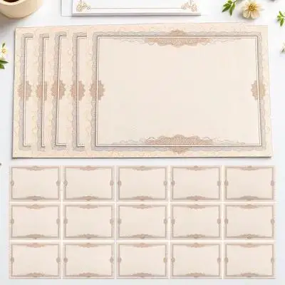 수상 증서용 용지, 공백 인쇄 용지, 사무실, 가정, 학교, 비즈니스, 기프트 쿠폰, 고급 품질