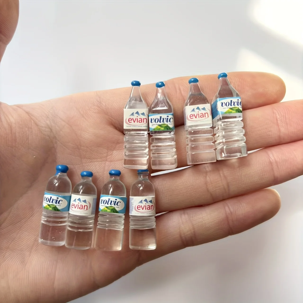 8Pcs Mini Water Bottle Resin Fridge Sticker Cute Magnet Home Decor Creative Magnet 1