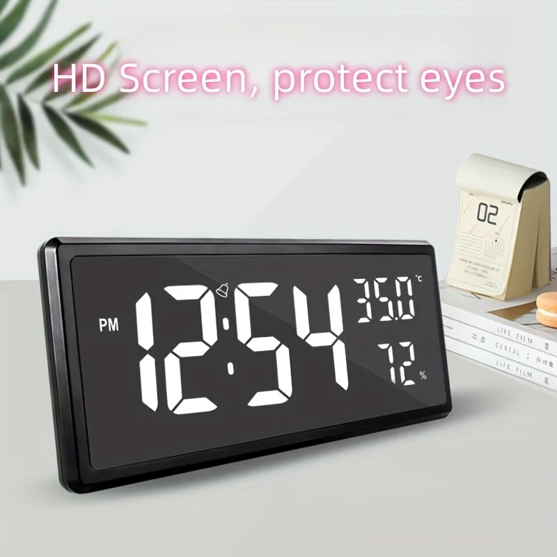 Wall Mount Clock 1PC Super Large Screen Hanging Stand Optional BIG BOWL LED digital clock for Home Decor digital wall clock
