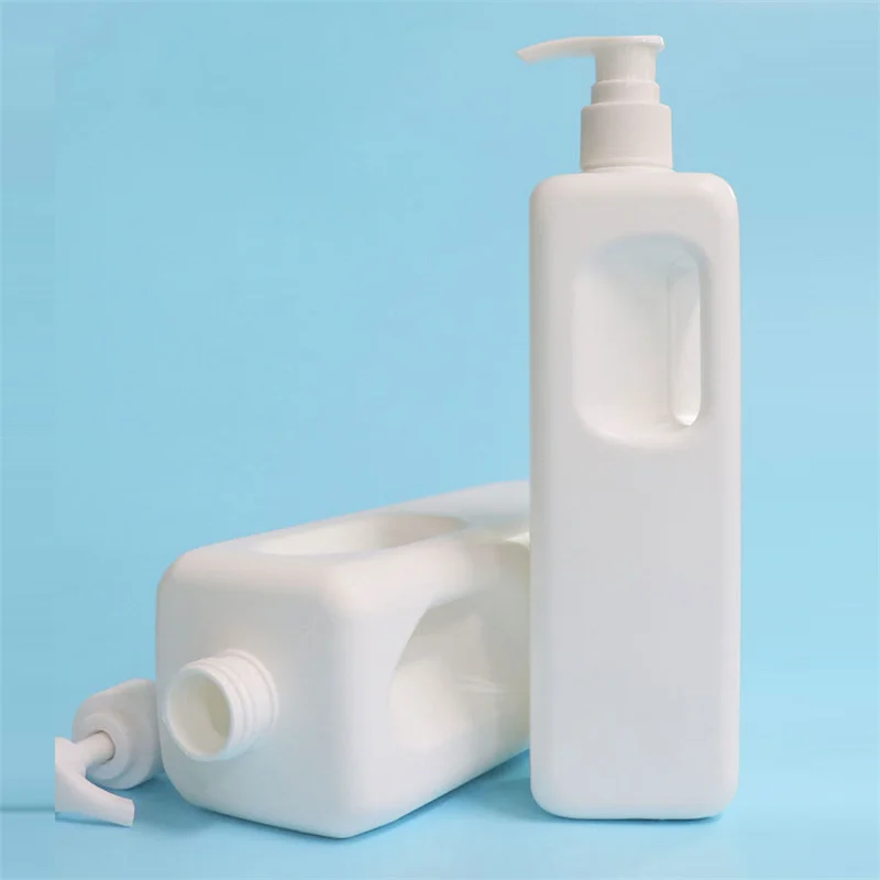 Square Liquid Soap Dispenser Bottle Shampoo Body Wash Shower Gel Container Household Bathroom Refillable Bottle 500/1000ml