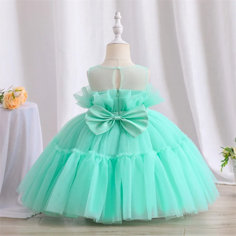 Baby Girl Dress Newborn Dress For Girls Kids Wedding Party Dresses 1st Birthday Princess Bridesmaids Infant
