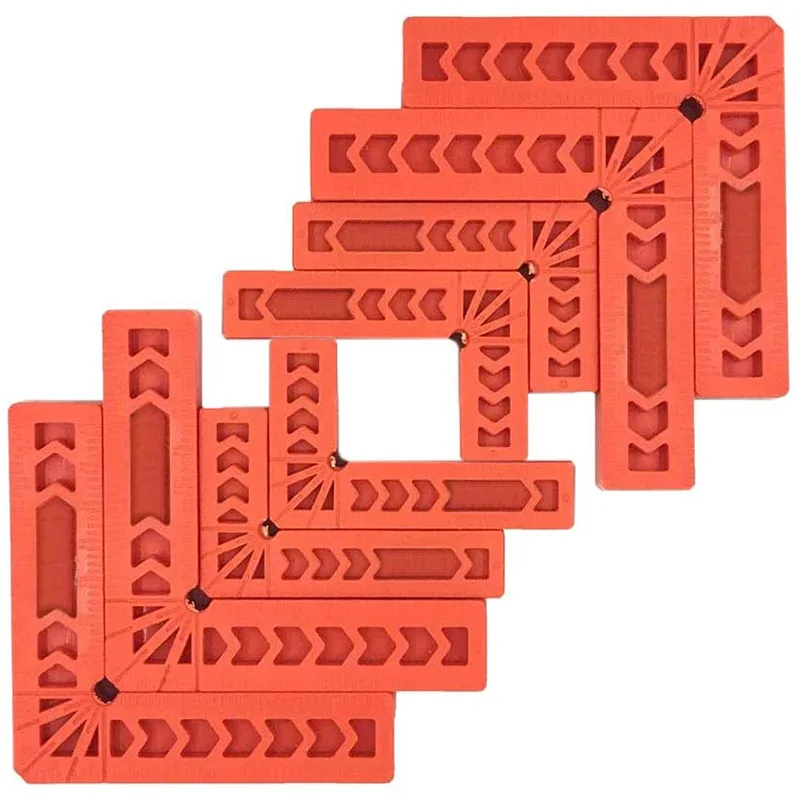 

8Pcs Positioning Squares For Woodworking, Corner Right Angle Carpenter Corner Clamping Square Tool