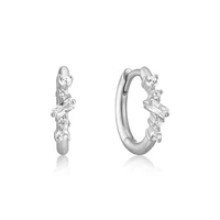 ROXI Circle Hoop Earrings for Women 18K Gold/Silver Color Geometric Crystals Party Earring Silver 925 Jewelry pendientes plata - Image 4