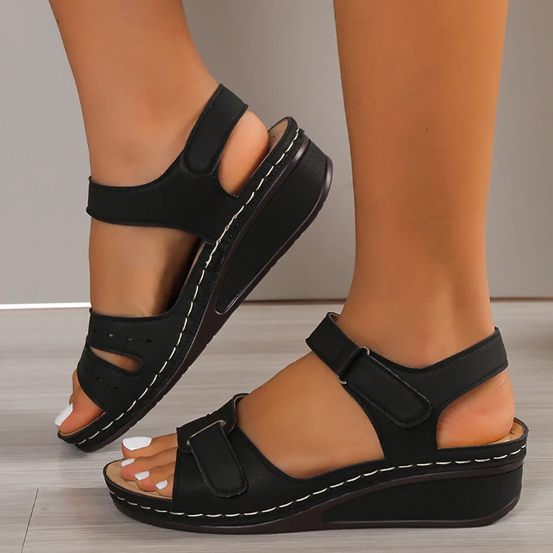 

Women Sandals Soft Bottom Wedge Heels Sandals Summer Shoes Women Platform Wedges Shoes For Women Elegant Sandalias Mujer 2023
