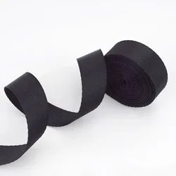 10 - Meter Nylon Webbing Strap for Decorative Sewing and Crafting (Black)
