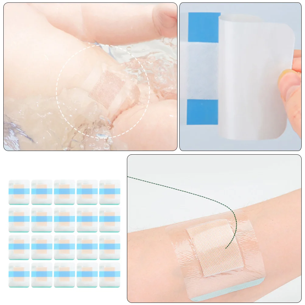 50 Pcs Navel Stickers Gtube Button Covers Breathable Paste Infant Baby Belly Band Swim Supplies Waterproof Patch