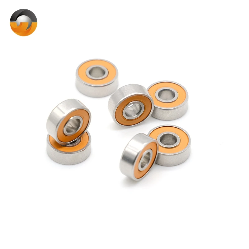 S694-2RS CB ABEC-7 스테인레스 스틸 하이브리드 Si3N4 세라믹 볼 베어링, 낚시 기어 S694RS, 4x11x4mm, 10 개